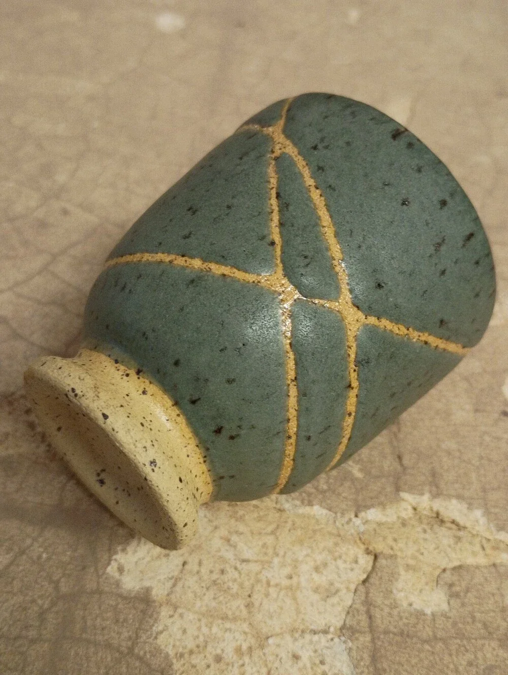 Small Handmade Ceramic Wine Or Whiskey Cup